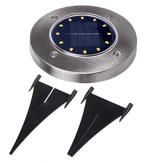 MACLEAN SOLARNA LAMPA NAJAZDOWA OGRODOWA LED IP44, 12 LED SMD, 4000K MCE318 - 11