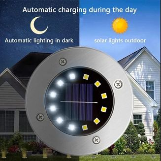 MACLEAN SOLARNA LAMPA NAJAZDOWA OGRODOWA LED IP44, 12 LED SMD, 4000K MCE318 - 6