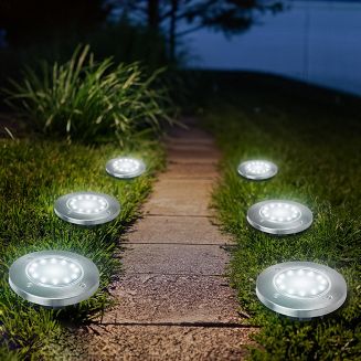 MACLEAN SOLARNA LAMPA NAJAZDOWA OGRODOWA LED IP44, 12 LED SMD, 4000K MCE318 - 10