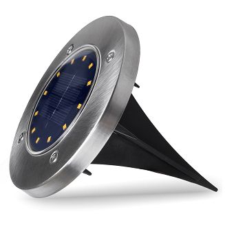 MACLEAN SOLARNA LAMPA NAJAZDOWA OGRODOWA LED IP44, 12 LED SMD, 4000K MCE318 - 4