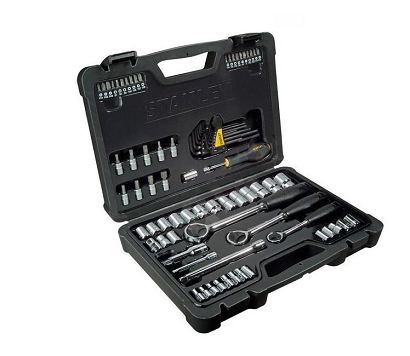 zestaw nasadek stanley 80 cz. 1/4, 3/8, 1/2"
