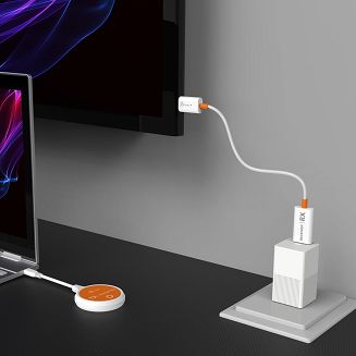 Nadajnik i odbiornik audio/video bezprzewodowy j5create ScreenCast USB-C Wireless Display HDMI Extender; kolor biały JVAW62-N - 5