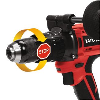 YT. Wkrętarka udarowa 18V LI-ION 1x3,0Ah 75Nm silnik bezszczotkowy - 9