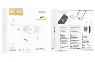 Słuchawki bezprzewodowe Hoco EW56 Plus Generoso (biały) - 8