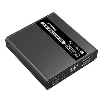 Techly IDATA EXT-E223 przedłużacz AV Nadajnik i odbiornik AV Czarny - 6