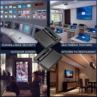 Techly IDATA EXT-E223 przedłużacz AV Nadajnik i odbiornik AV Czarny - 8