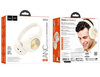 Słuchawki bezprzewodowe Hoco W54 (mleczno-biały) - 5