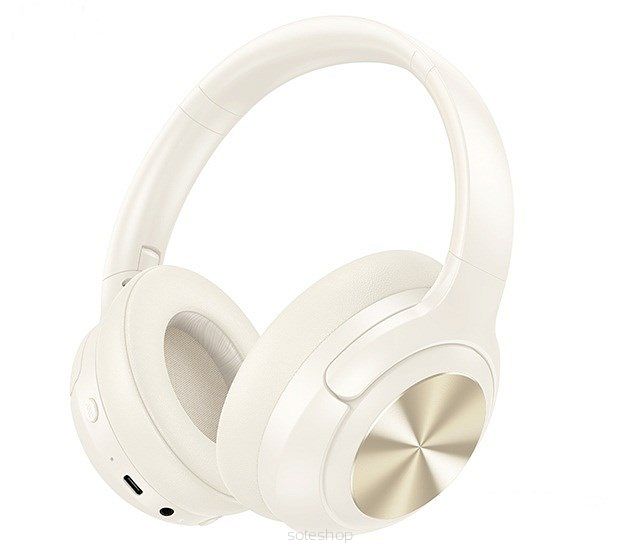 Słuchawki bezprzewodowe Hoco W54 (mleczno-biały)
