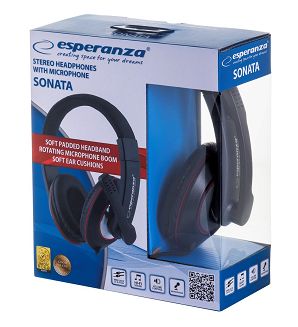 Słuchawki Esperanza EH118 (kolor czarny) - 9