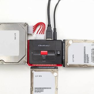 QOLTEC ADAPTER USB 3.0 DO IDE | SATA III - 4