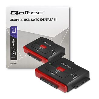 QOLTEC ADAPTER USB 3.0 DO IDE | SATA III - 8