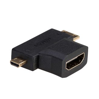 Adapter Akyga AK-AD-23 (HDMI F - Micro HDMI, Mini HDMI M; kolor czarny) - 3
