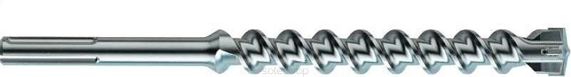 Wiertło udarowe SDS Max dwuspiralne, czteroostrzowe 16x540mm
