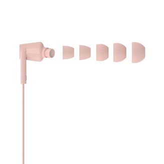 BELKIN SŁUCHAWKI PRZEWODOWE DOUSZNE USB-C, RÓŻOWE - 4