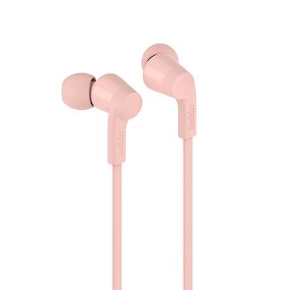 BELKIN SŁUCHAWKI PRZEWODOWE DOUSZNE USB-C, RÓŻOWE - 3