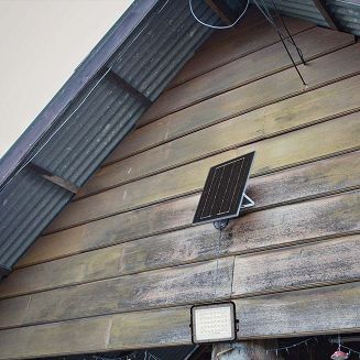 Projektor LED Solarny V-TAC 10W Pilot, AUTO, Timer, IP65 Czarny VT-80W 4000K 800lm - 8