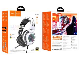 Słuchawki gamingowe Hoco W110 (biały) - 4