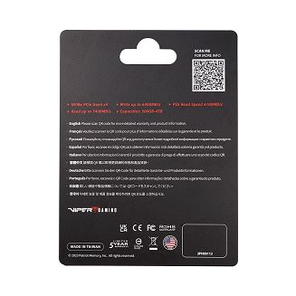 SSD Patriot Viper VP4300L M.2 PCI-Ex4 NVMe 4TB - 10