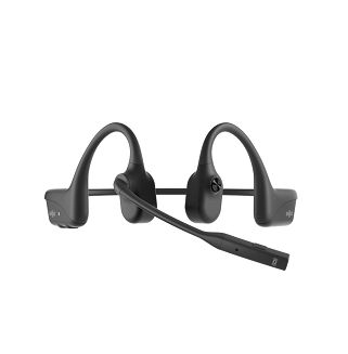 Słuchawki bezprzewodowe kostne Shokz OpenComm2 USB-C + adapter USB-C czarne - 6