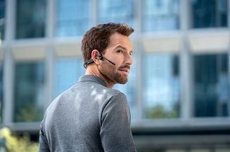 Słuchawki bezprzewodowe kostne Shokz OpenComm2 USB-C + adapter USB-C czarne - 11