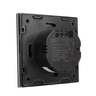 MACLEAN DOTYKOWY WŁĄCZNIK ŚWIATŁA POJEDYNCZY SCHODOWO-KRZYŻOWY BIAŁY MCE710W - 10