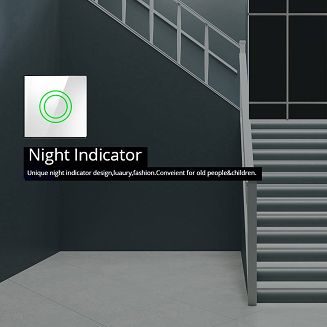 MACLEAN DOTYKOWY WŁĄCZNIK ŚWIATŁA POJEDYNCZY SCHODOWO-KRZYŻOWY BIAŁY MCE710W - 4