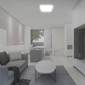 Plafon V-TAC VT-8618S natynkowy 18W LED IP44 25x25cm czujnik ruchu 4000K 1830lm (SKU 76661) Biały - 3