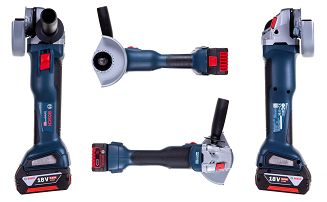 SZLIFIERKA KĄTOWA FI 125 18V-LI 2X5.0AH GWS BOSCH - 3