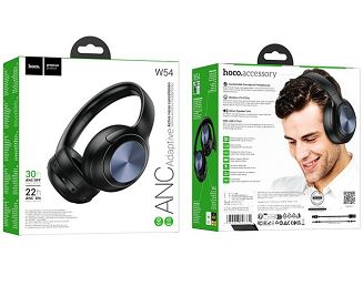 Słuchawki bezprzewodowe Hoco W54 Young ANC (czarny) - 5