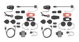 Interkom motocyklowy INTERPHONE U-COM 3, komplet na 2 kaski - 7