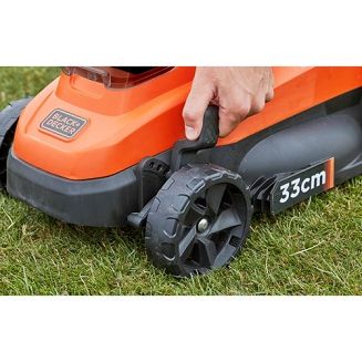 Black & Decker BCMW3318L2 Kosiarka do trawnika typu push Bateria Czarny, Pomarańczowy - 9