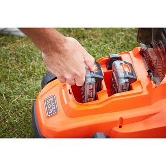 Black & Decker BCMW3318L2 Kosiarka do trawnika typu push Bateria Czarny, Pomarańczowy - 12