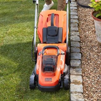 Black & Decker BCMW3318L2 Kosiarka do trawnika typu push Bateria Czarny, Pomarańczowy - 7