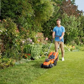 Black & Decker BCMW3318L2 Kosiarka do trawnika typu push Bateria Czarny, Pomarańczowy - 4