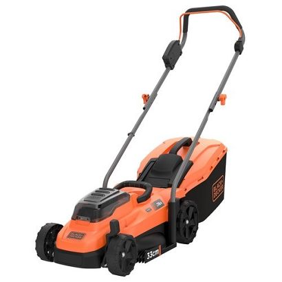Black & Decker BCMW3318L2 Kosiarka do trawnika typu push Bateria Czarny, Pomarańczowy