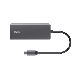 Multi-Port Adapter Trust DALYX 6-IN-1 USB-C Silver - 3