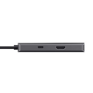 Multi-Port Adapter Trust DALYX 6-IN-1 USB-C Silver - 6