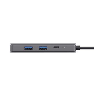 Multi-Port Adapter Trust DALYX 6-IN-1 USB-C Silver - 4
