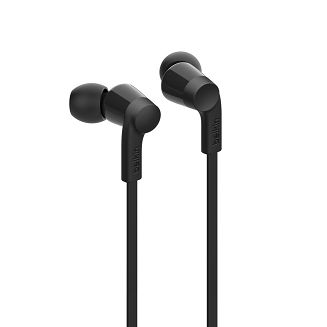 BELKIN SŁUCHAWKI PRZEWODOWE DOUSZNE USB-C, CZARNE - 3