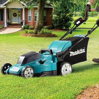 Makita DLM481Z kosiarka Kosiarka do trawnika typu push Bateria Czarny, Niebieski, Metaliczny - 9