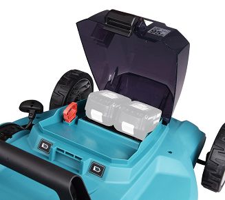 Makita DLM481Z kosiarka Kosiarka do trawnika typu push Bateria Czarny, Niebieski, Metaliczny - 18