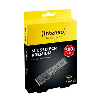 Intenso SSD 500GB Premium M.2 PCIe PCI Express 3.0 NVMe - 3