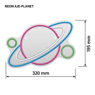 Neon LED Activejet AJE-NEON PLANET - 4