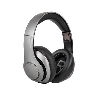 Bezprzewodowe słuchawki nauszne Kruger&Matz model Street 3 Wireless, kolor grafitowy - 3