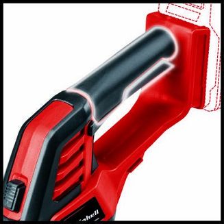 Einhell GE-CG 18/100 Li T-Solo akumulatorowe nożyce do trawy 10 cm 18 V Czarny, Czerwony - 8