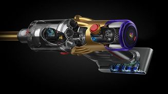 Odkurzacz ręczny Dyson V12 Detect Slim Absolute Złoto 140AW, 545W - 5
