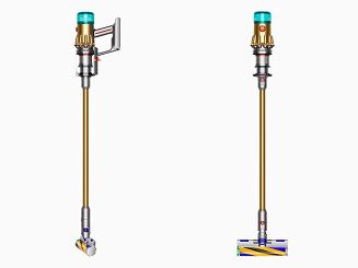 Odkurzacz ręczny Dyson V12 Detect Slim Absolute Złoto 140AW, 545W - 2
