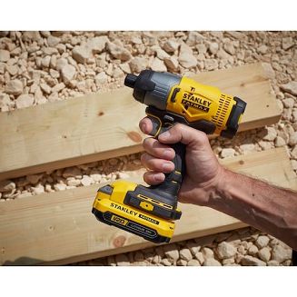 Stanley FATMAX SFMCF800C2K-QW wkrętak zasilany/zakrętark udarowy 2800 RPM Czarny, Żółty - 5