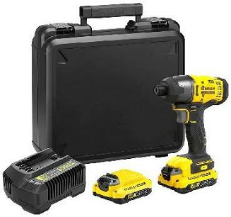 Stanley FATMAX SFMCF800C2K-QW wkrętak zasilany/zakrętark udarowy 2800 RPM Czarny, Żółty - 13