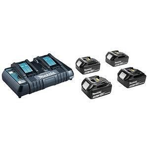 MAKITA ZESTAW ZASILAJĄCY 18V (BL1850Bx4+DC18RD) MAKPAC - 2